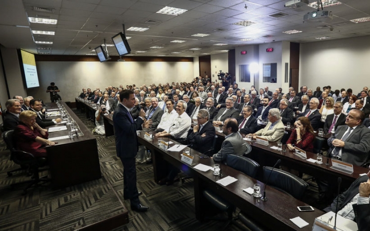 FecomercioSP recebe prefeito eleito de São Paulo em encontro com empresários FecomercioSP recebe prefeito eleito de São Paulo em encontro com empresários