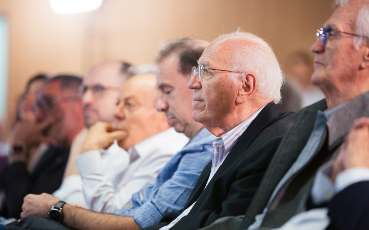 José Pastore durante o evento