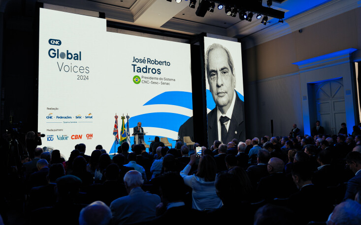 Presidente do Sistema CNC-Sesc-Senac, Jos&eacute; Roberto Tadros (Cr&eacute;dito: SIstema CNC)