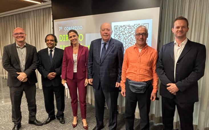 Paulo Ribeiro Pacello (Sefaz/SP), Benedicto David Filho (Sescon-SP), Daniela Karasek Quaresma de Moura (Receita Estadual), Márcio Olívio Fernandes da Costa (FecomercioSP), Claudio Roberto Alves Ferreira (Deat) e Fernando Gasparotto Puccinelli (Deat)