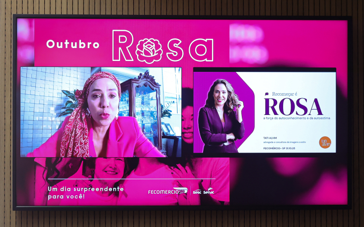 Depois do caf&eacute; de boas vindas, as colaboradoras se reuniram para a palestra de Tatiana Alvim (Imagem: Edilson Dias)