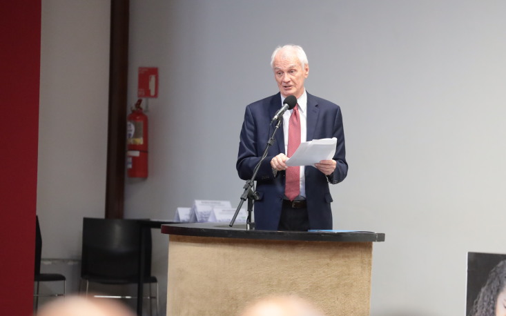 O presidente em exercício da FecomercioSP, Ivo Dall’Acqua Júnior, durante audiência pública da Subcomissão Especial da Escala de Trabalho da Câmara