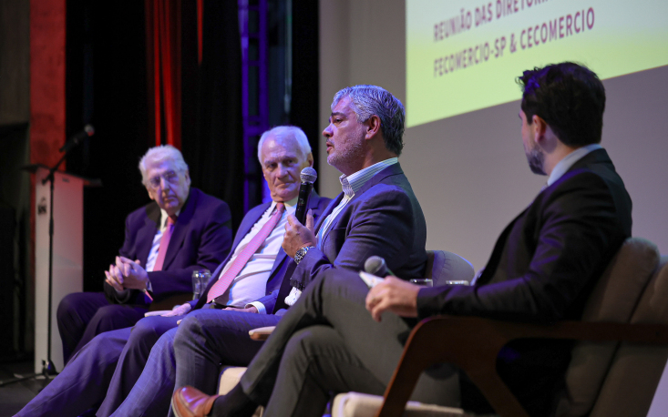 Ao centro: Marcos Troyjo, economista, cientista político e diplomata. Fotos: Edilson Dias