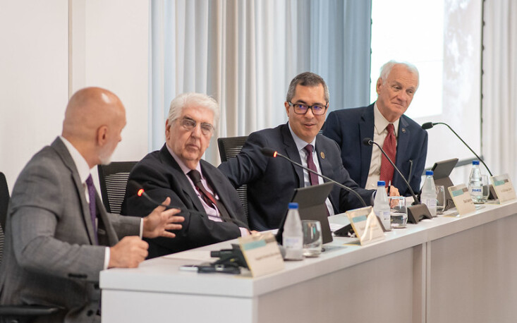 O Conselho recebeu o consultor aduaneiro Augusto Oliveira da Silva Neto, e o diretor da TCEX Log&iacute;stica Internacional, Elson Isayama