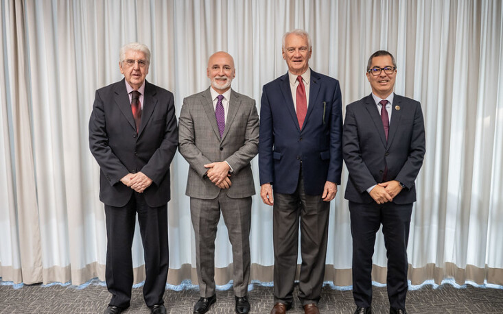 Rubens Medrano, Augusto Oliveira da Silva Neto, Ivo Dall'Acqua J&uacute;nior e Elson Isayama 
