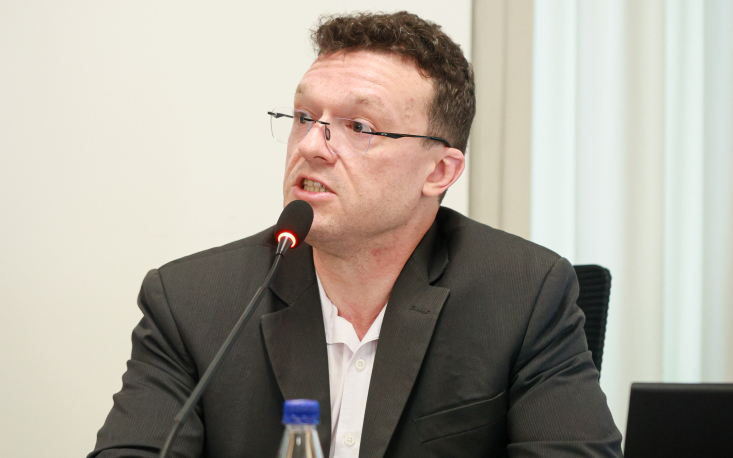 Luis Felipe Vidal Arellano, secret&aacute;rio municipal da Fazenda de S&atilde;o Paulo e vice-presidente do Comit&ecirc; Gestor do IBS (Foto: Edilson Dias/FecomercioSP)