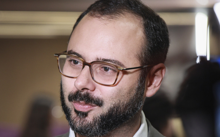 Paulo Henrique Pereira, ministro do Empreendedorismo, participou como representante do governo federal (Imagem: Edilson Dias)