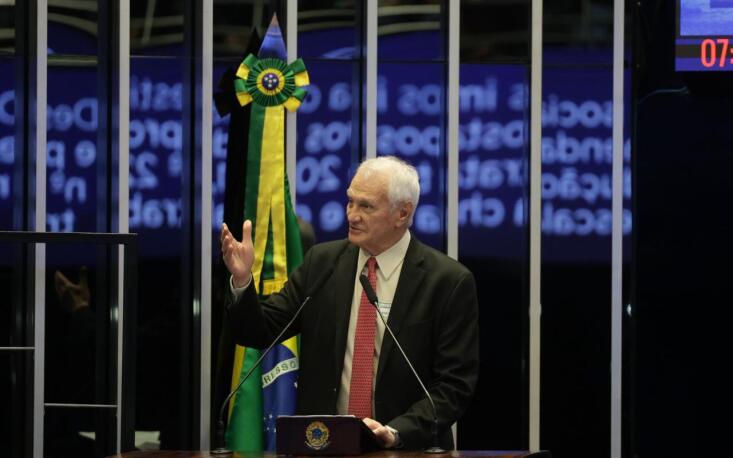     Presidente defendeu mudan&ccedil;as por meio da negocia&ccedil;&atilde;o coletiva, instrumento leg&iacute;timo para transforma&ccedil;&otilde;es trabalhistas. Foto: Cristiano Silva. 