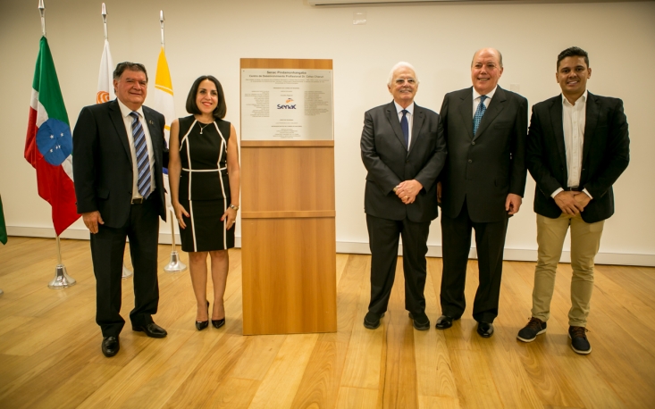 Vice-presidente da FecomercioSP e autoridades inauguram Senac em Pindamonhangaba