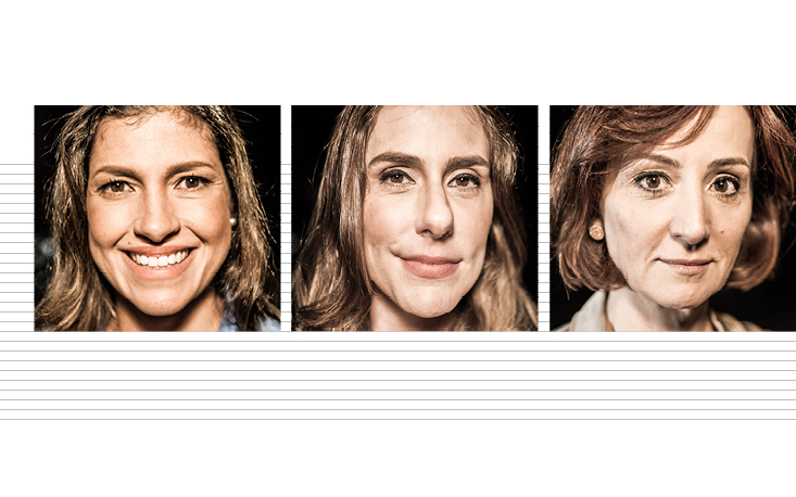 Érica Fraga, Sabine Righetti e Thais Herédia discutem assédio no ambiente profissional Érica Fraga, Sabine Righetti e Thais Herédia discutem assédio no ambiente profissional