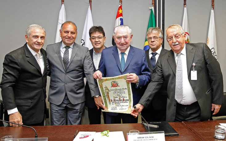 Presidente da FecomercioSP recebe título de Cidadão Mariliense Presidente da FecomercioSP recebe título de Cidadão Mariliense