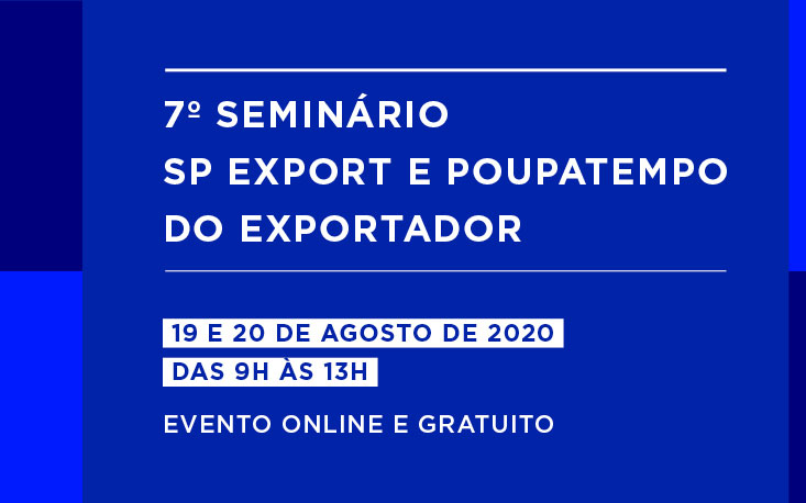FecomercioSP marca presença no 7º Seminário SP Export e Poupatempo do Exportador FecomercioSP marca presença no 7º Seminário SP Export e Poupatempo do Exportador