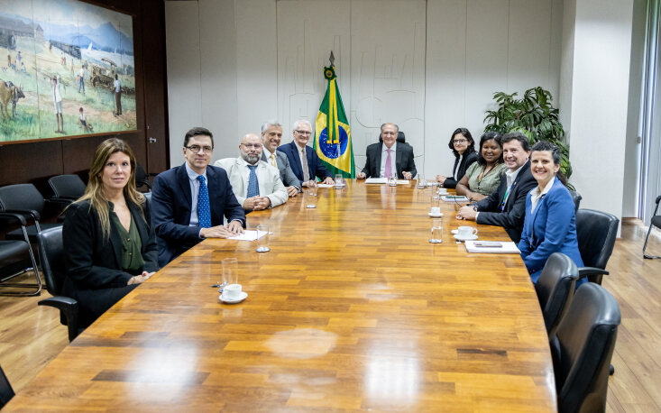 Em reunião com Alckmin, FecomercioSP apresenta propostas de abertura comercial Em reunião com Alckmin, FecomercioSP apresenta propostas de abertura comercial