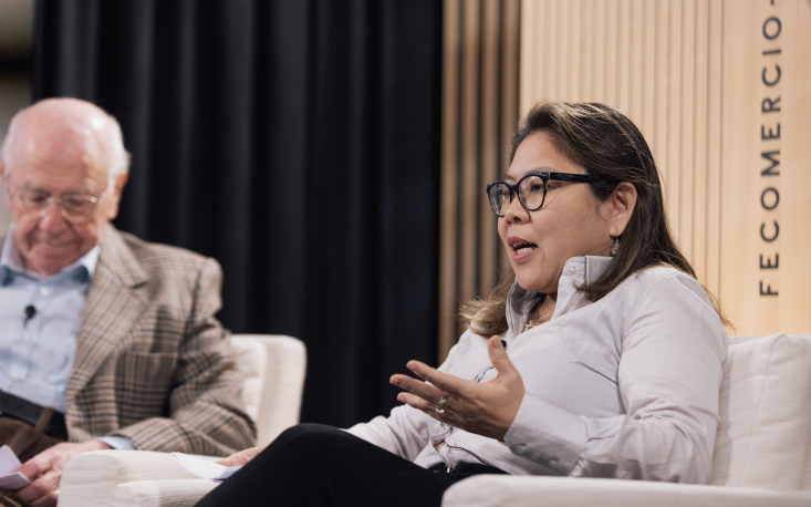 Luciana Yeung pondera sobre as vantagens da estabilidade da CLT e os ganhos econômicos dos contratos autônomos. (Foto: Edilson Dias/FecomercioSP)