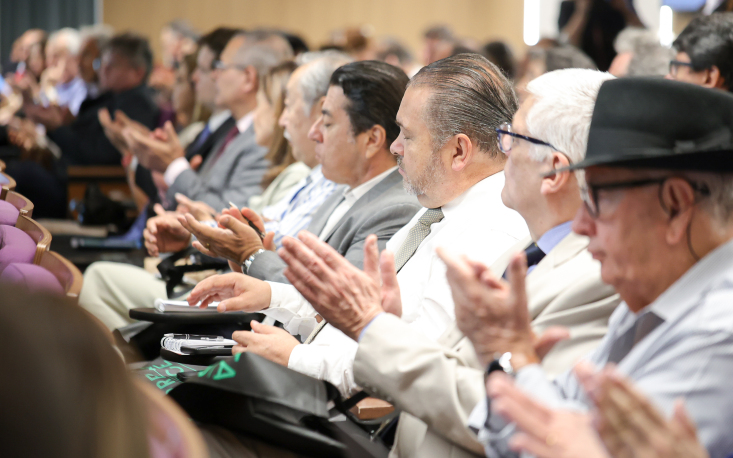 A audi&ecirc;ncia manteve-se atenta durante os qualificados debates ao longo do dia (Imagem: Edilson Dias)