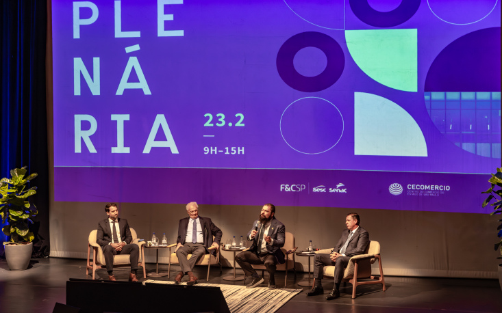 FecomercioSP recebeu Orlando Morando J&uacute;nior, secret&aacute;rio municipal de Seguran&ccedil;a Urbana da Prefeitura de S&atilde;o Paulo, e o delegado e deputado federal Paulo Francisco Muniz Bilynskyj (PL/SP)