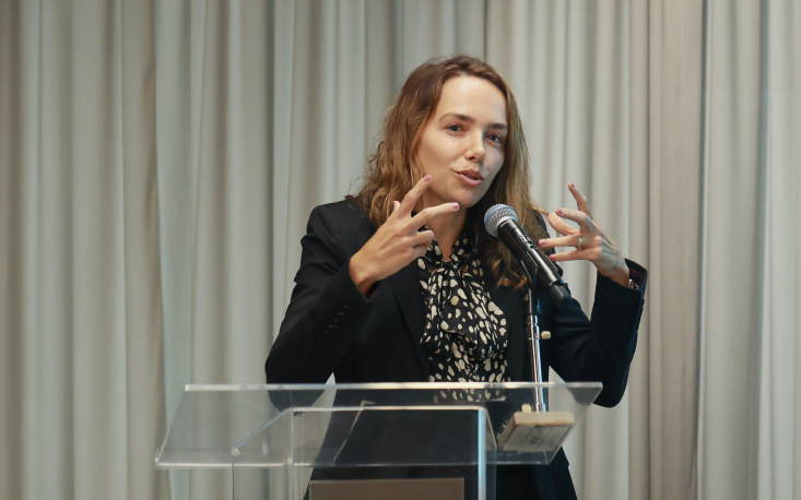 Martha Le&atilde;o, s&oacute;cia do escrit&oacute;rio Humberto &Aacute;vila Advocacia (Foto: Edilson Dias/FecomercioSP)