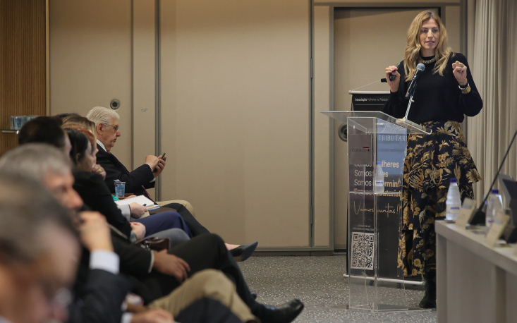 Lina Santin, s&oacute;cia do escrit&oacute;rio Heleno Torres Advogados (Foto: Edilson Dias/FecomercioSP)