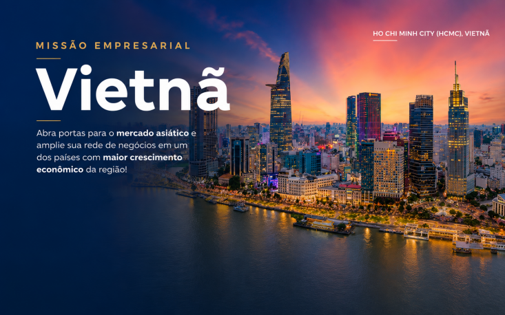 Miss&atilde;o empresarial leva empres&aacute;rios brasileiros ao Vietn&atilde; em setembro 
